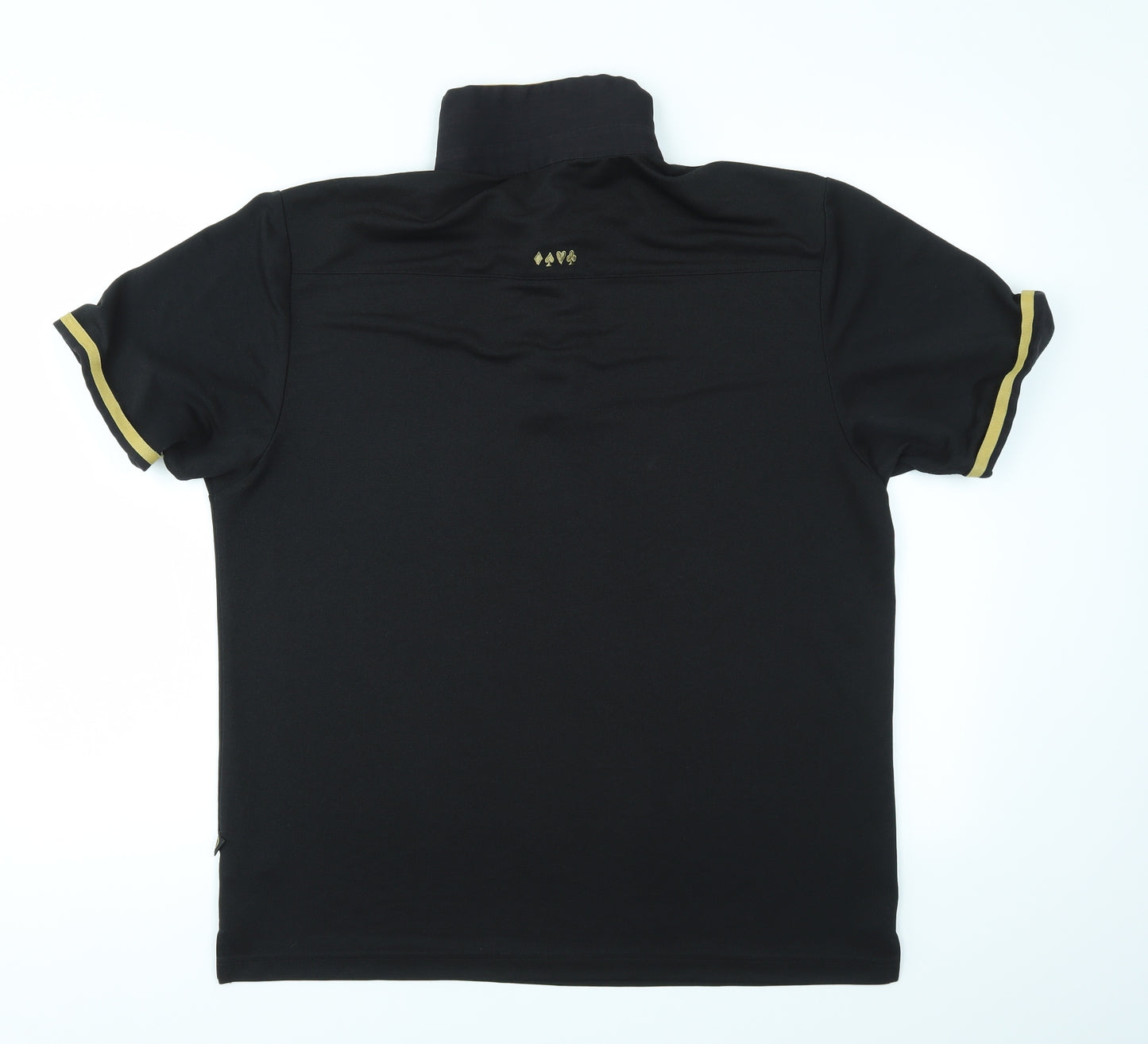 Dimensions Mens Black    Polo Size M
