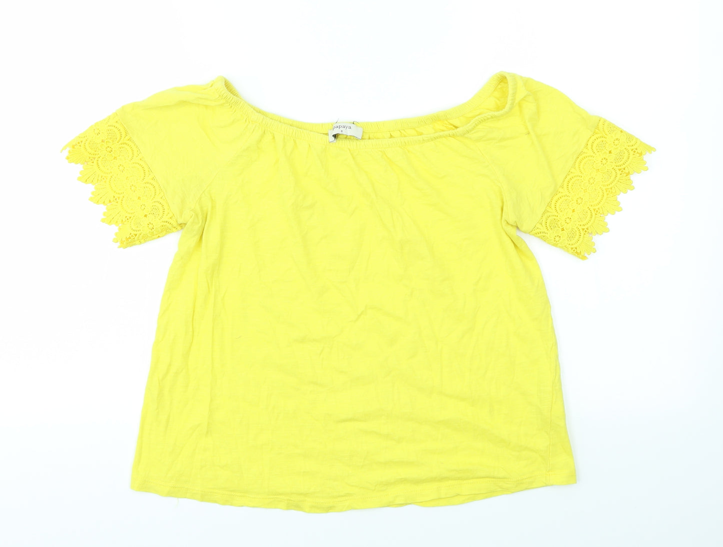 Matalan Womens White   Basic T-Shirt Size 8