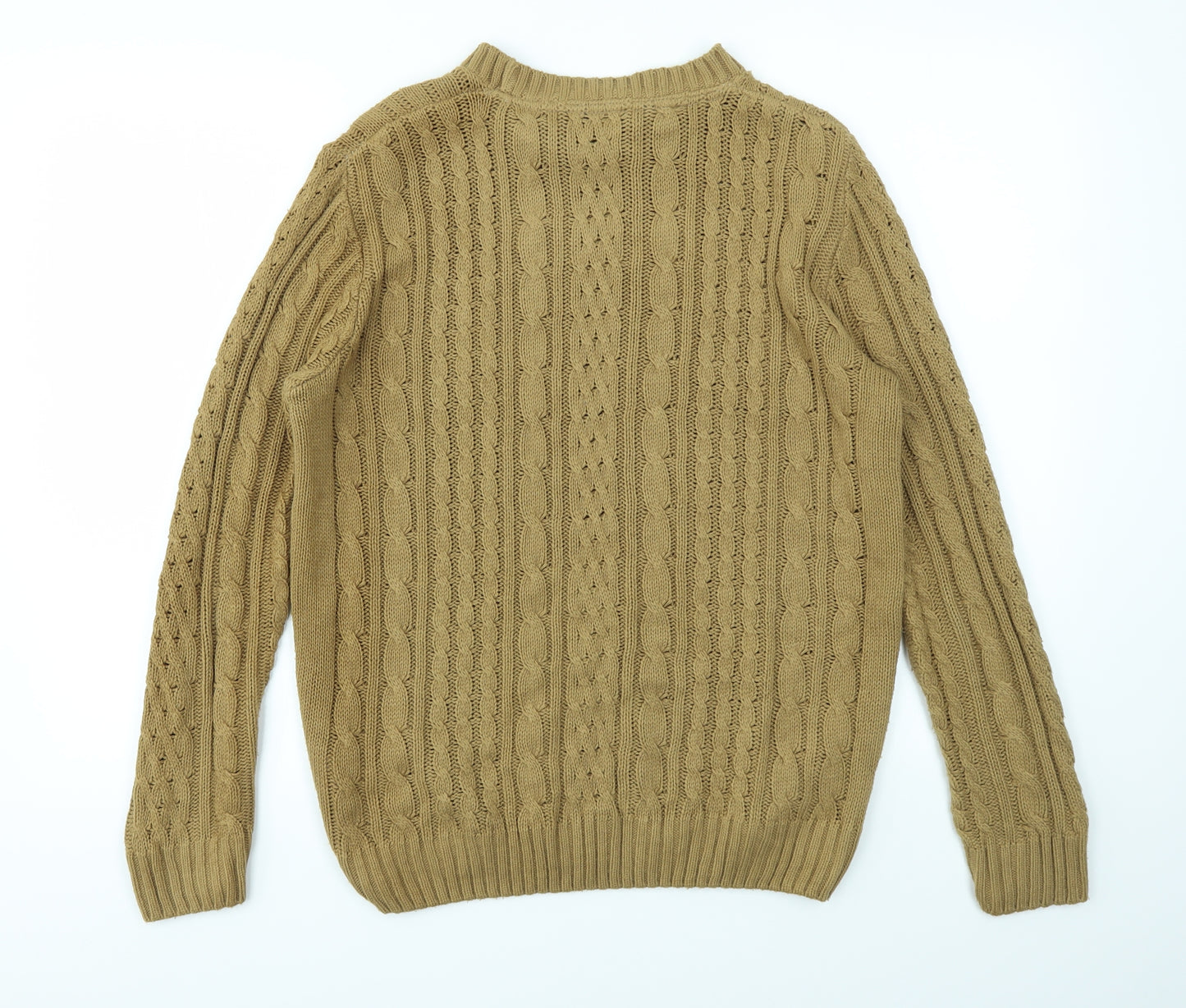 Cedar Wood State Mens Brown   Pullover Sweatshirt Size S