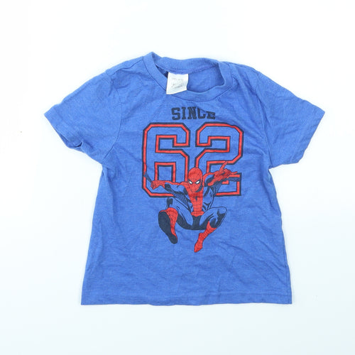 PEP&CO  Boys Blue Animal Print  Basic T-Shirt Size 3-6 Months