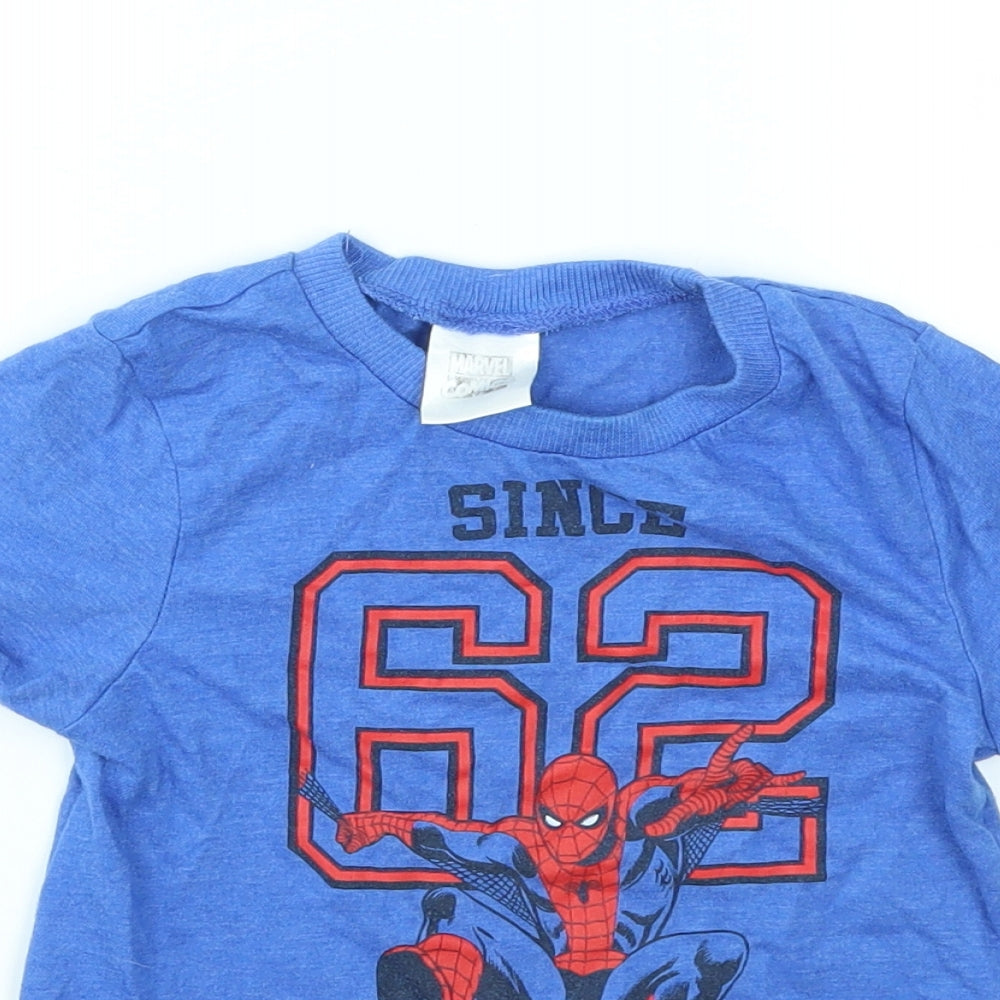 PEP&CO  Boys Blue Animal Print  Basic T-Shirt Size 3-6 Months