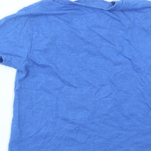 PEP&CO  Boys Blue Animal Print  Basic T-Shirt Size 3-6 Months