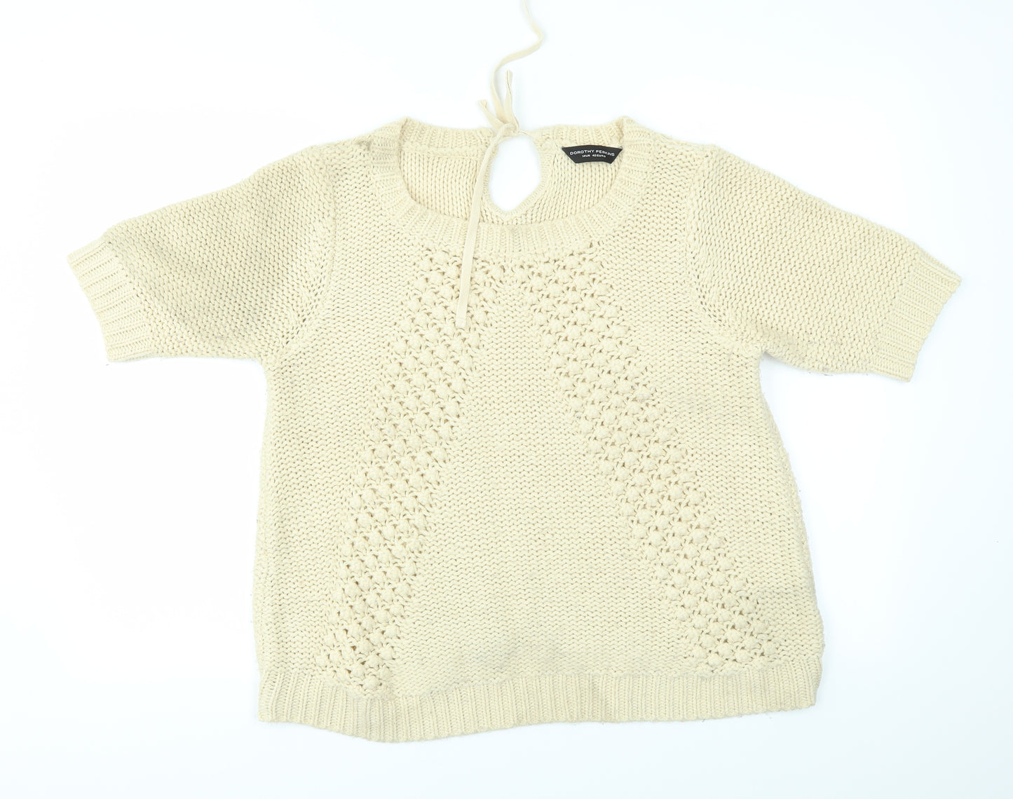 Dorothy Perkins Womens Ivory   Pullover Jumper Size 14
