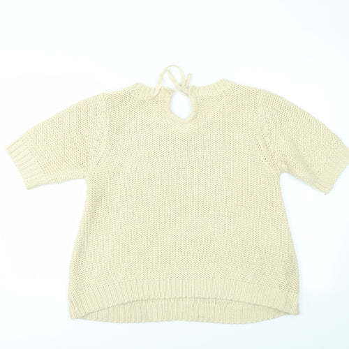 Dorothy Perkins Womens Ivory   Pullover Jumper Size 14