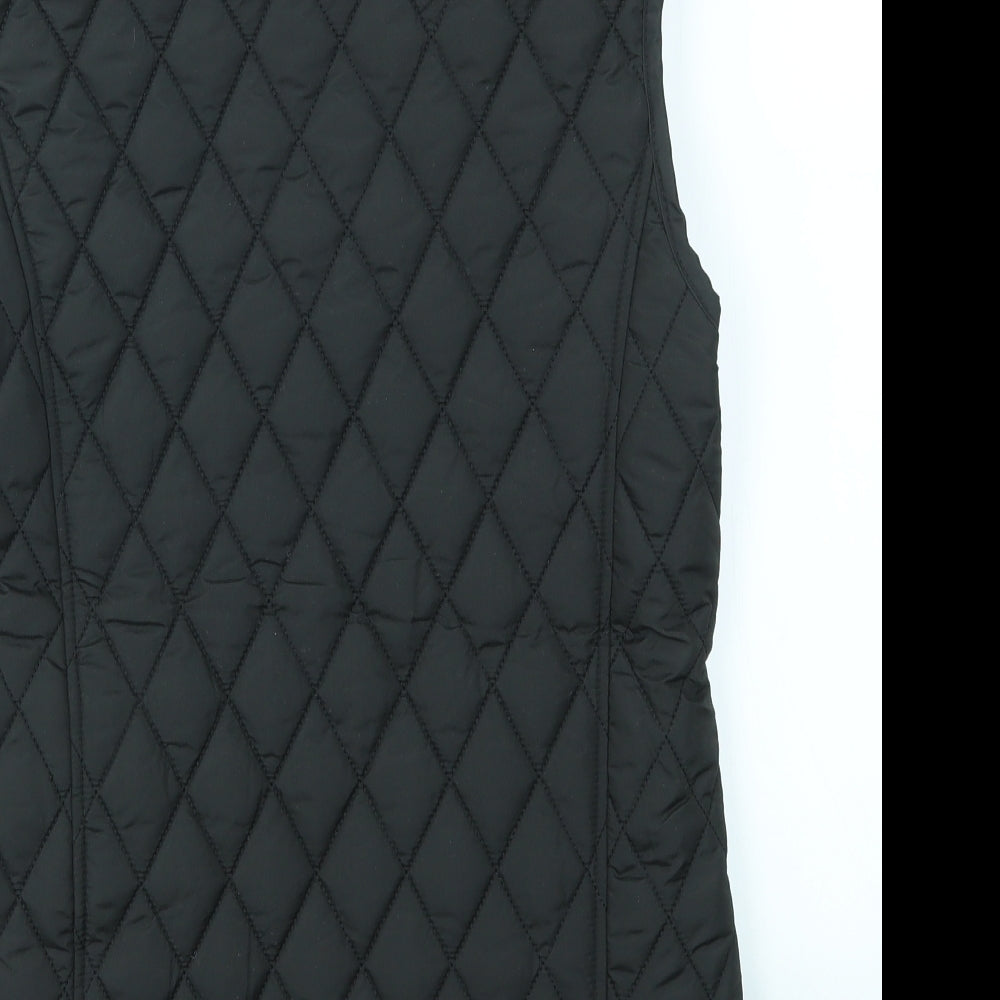 Requisite Womens Black   Gilet Coat Size 10