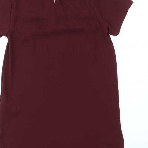 New Look Womens Red   Basic Blouse Size 6