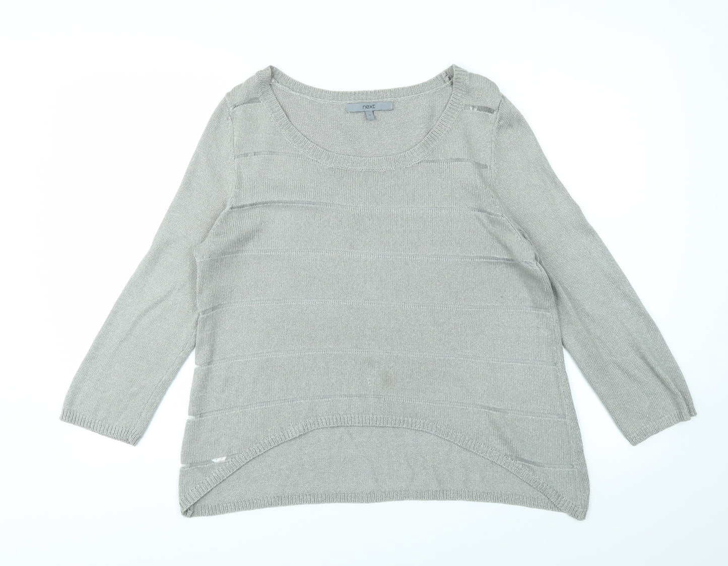 NEXT Womens Grey   Basic T-Shirt Size 14
