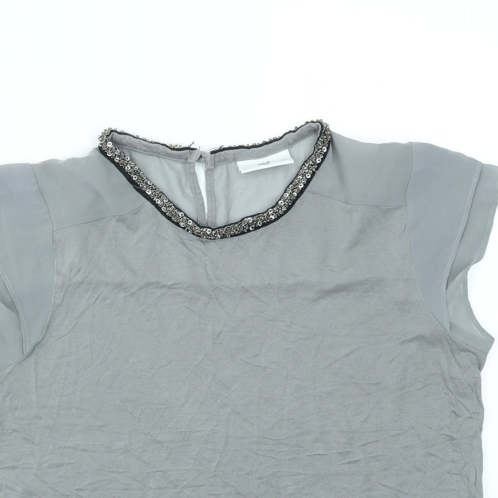 NEXT Womens Grey   Basic T-Shirt Size 14