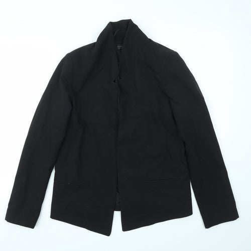 Topshop Womens Black   Jacket Blazer Size 10