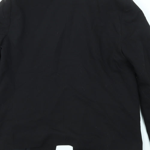 Topshop Womens Black   Jacket Blazer Size 10