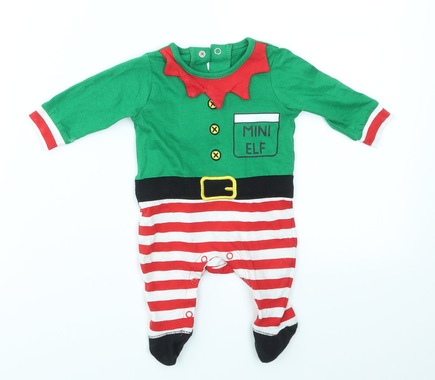 PEP&CO Baby Multicoloured Geometric  Babygrow One-Piece Size Newborn