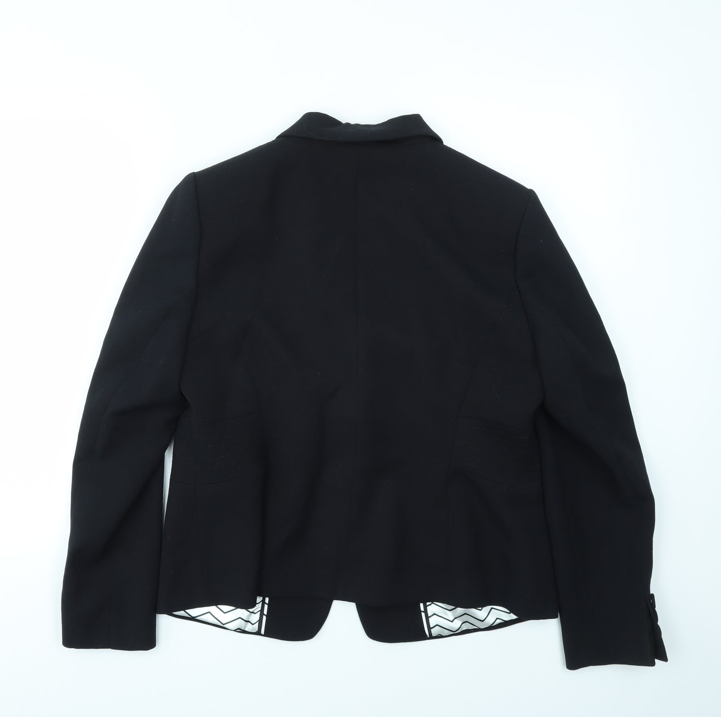 M&S Womens Black   Jacket Blazer Size 16