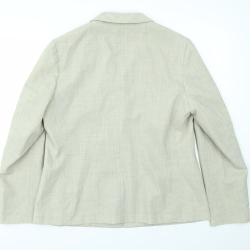 M&S Womens Beige   Jacket Blazer Size 14