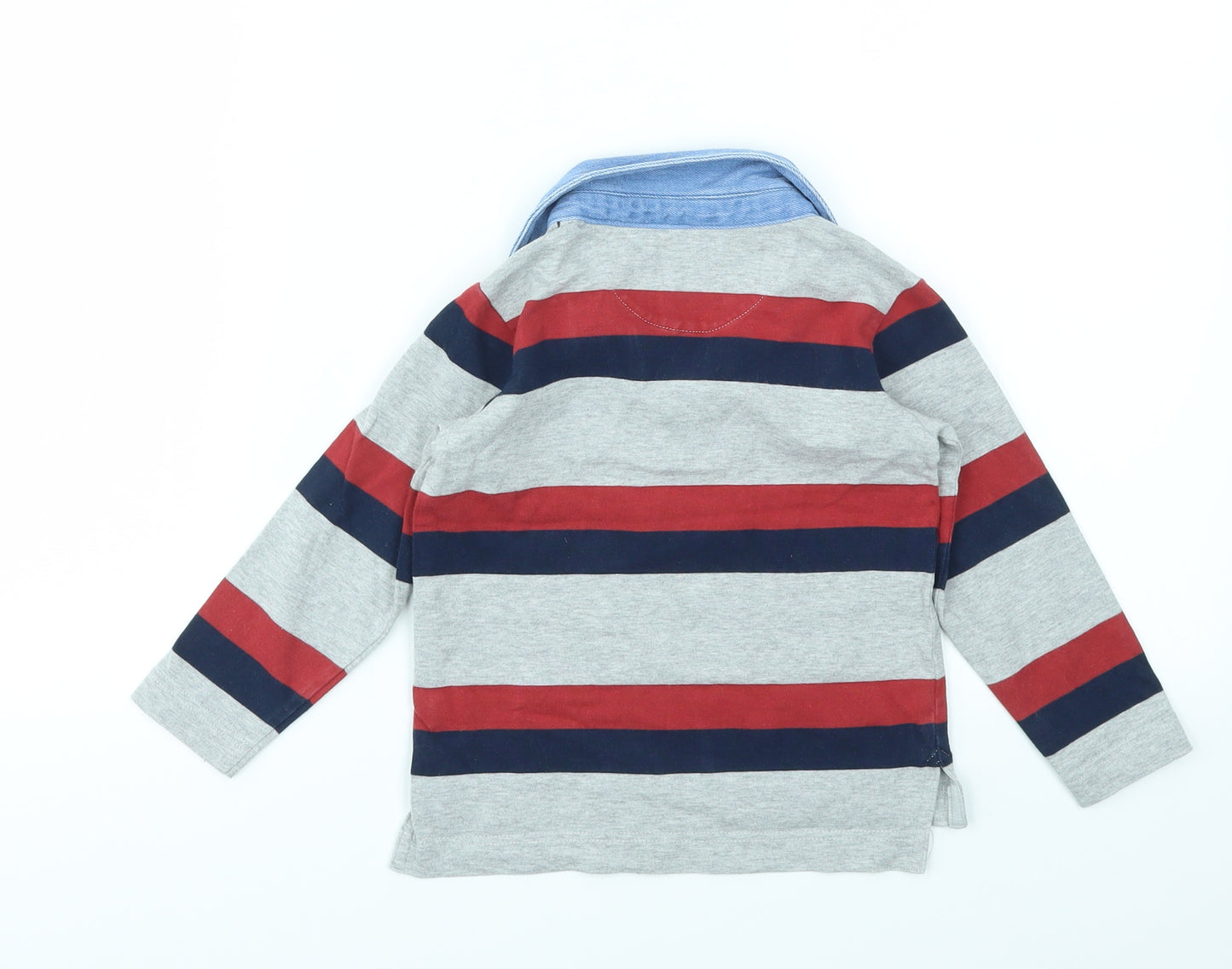 Lacoste Boys Multicoloured Striped  Basic T-Shirt Size 2 Years