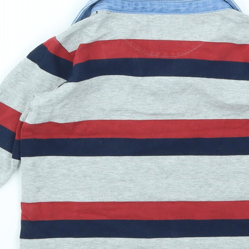 Lacoste Boys Multicoloured Striped  Basic T-Shirt Size 2 Years