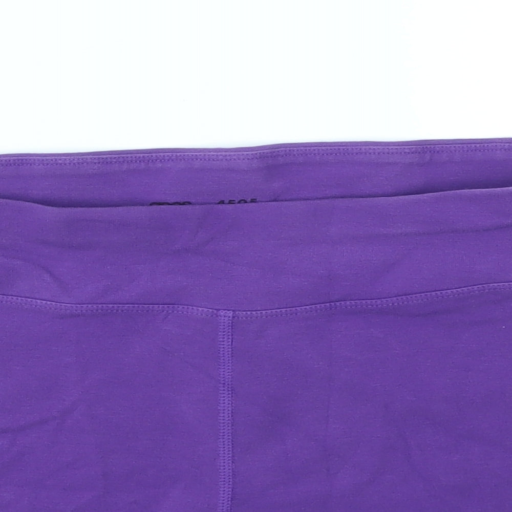 ASOS Womens Purple   Cut-Off Shorts Size 16