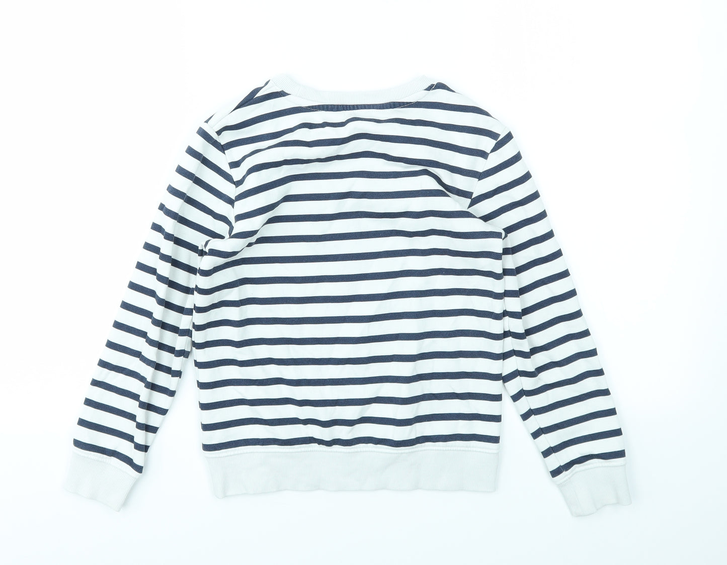 H&M Girls Multicoloured Striped  Pullover Jumper Size 7-8 Years