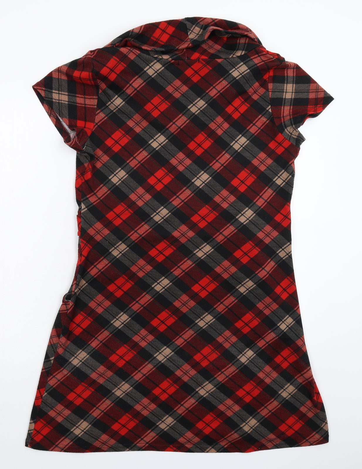 Mandi Womens Multicoloured Check  Fit & Flare  Size 14