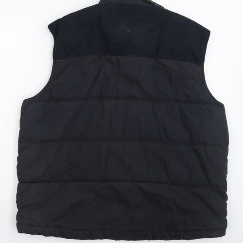 North Coast Mens Black   Gilet Jacket Size 2XL