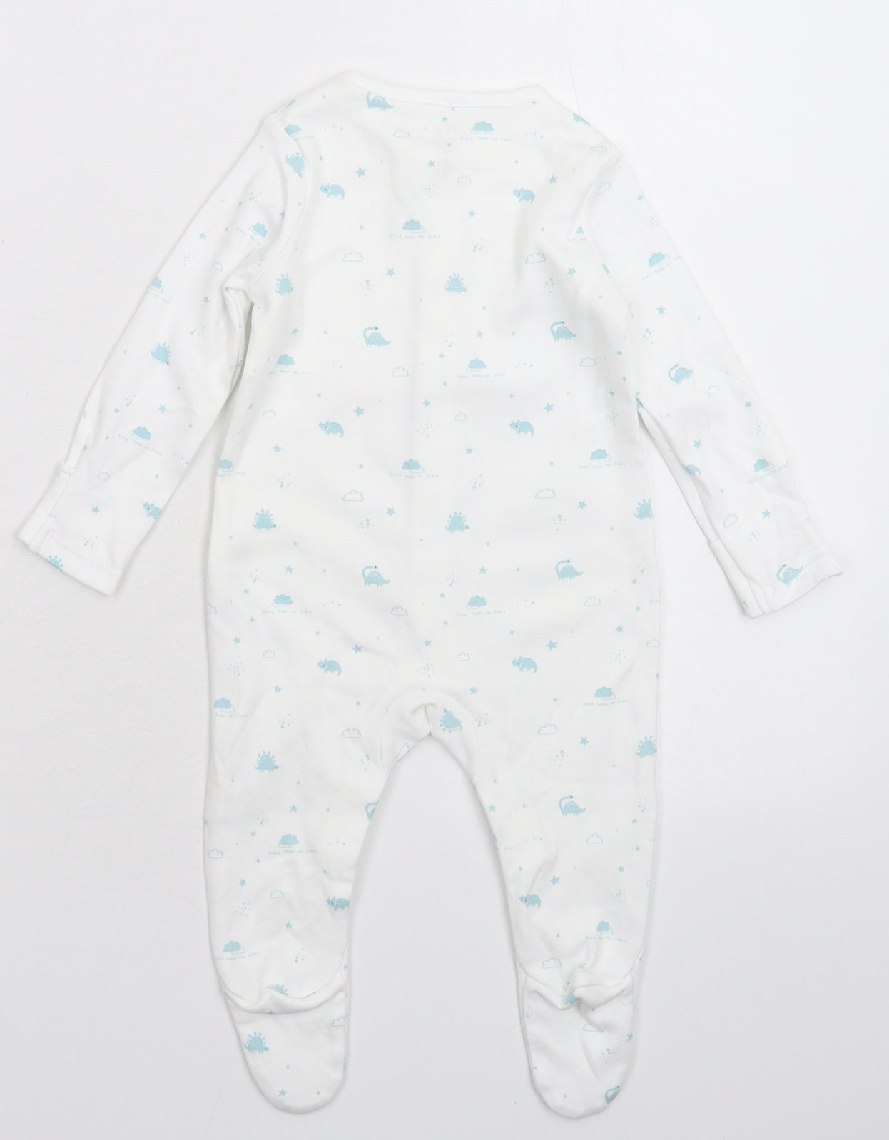F&F Baby White   Babygrow One-Piece Size 3-6 Months