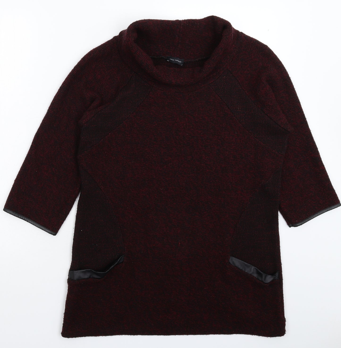 Luca Vanucci Womens Brown  Knit Jumper Dress  Size M