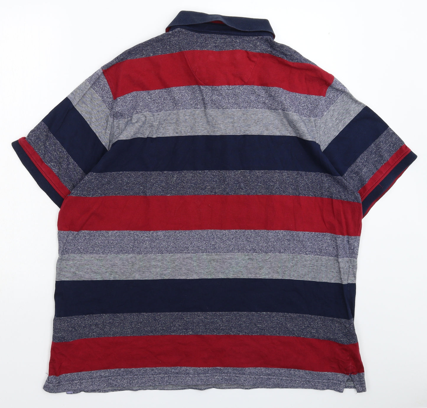 Blue Harbour Mens Multicoloured Striped   Polo Size 2XL
