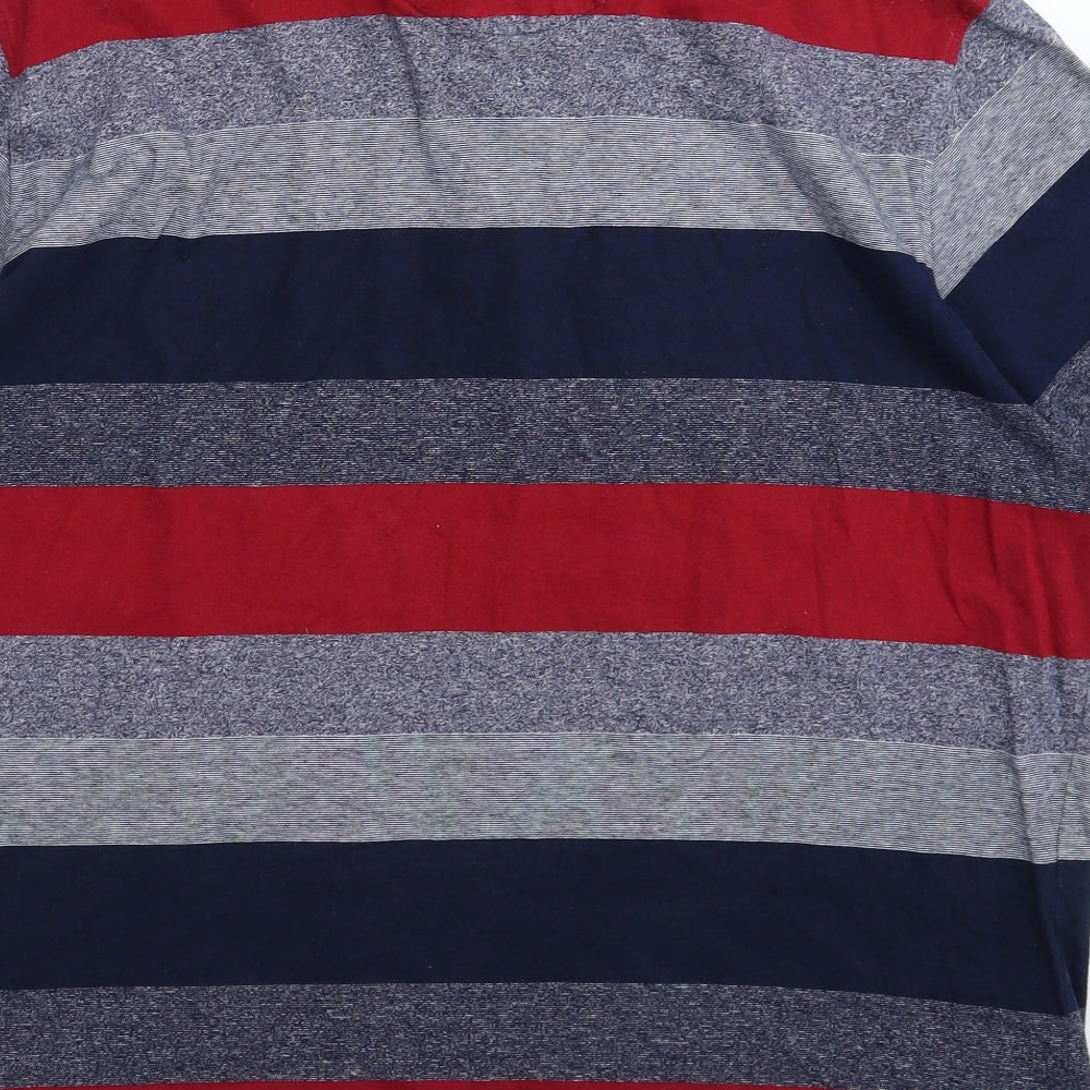 Blue Harbour Mens Multicoloured Striped   Polo Size 2XL