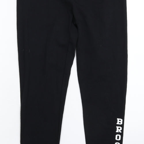 Rainbow Womens Black   Capri Leggings Size M L26 in