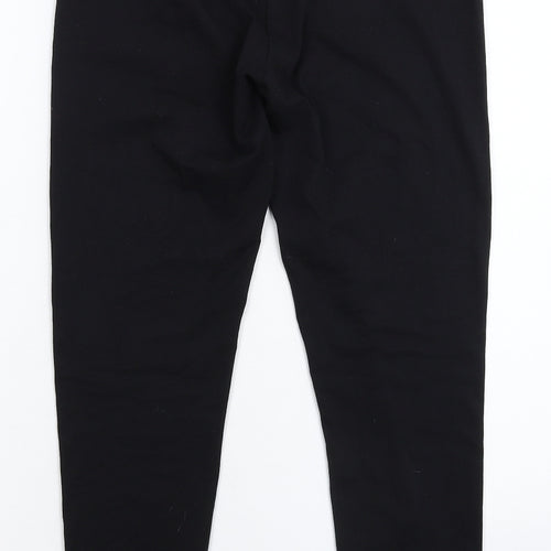 Rainbow Womens Black   Capri Leggings Size M L26 in