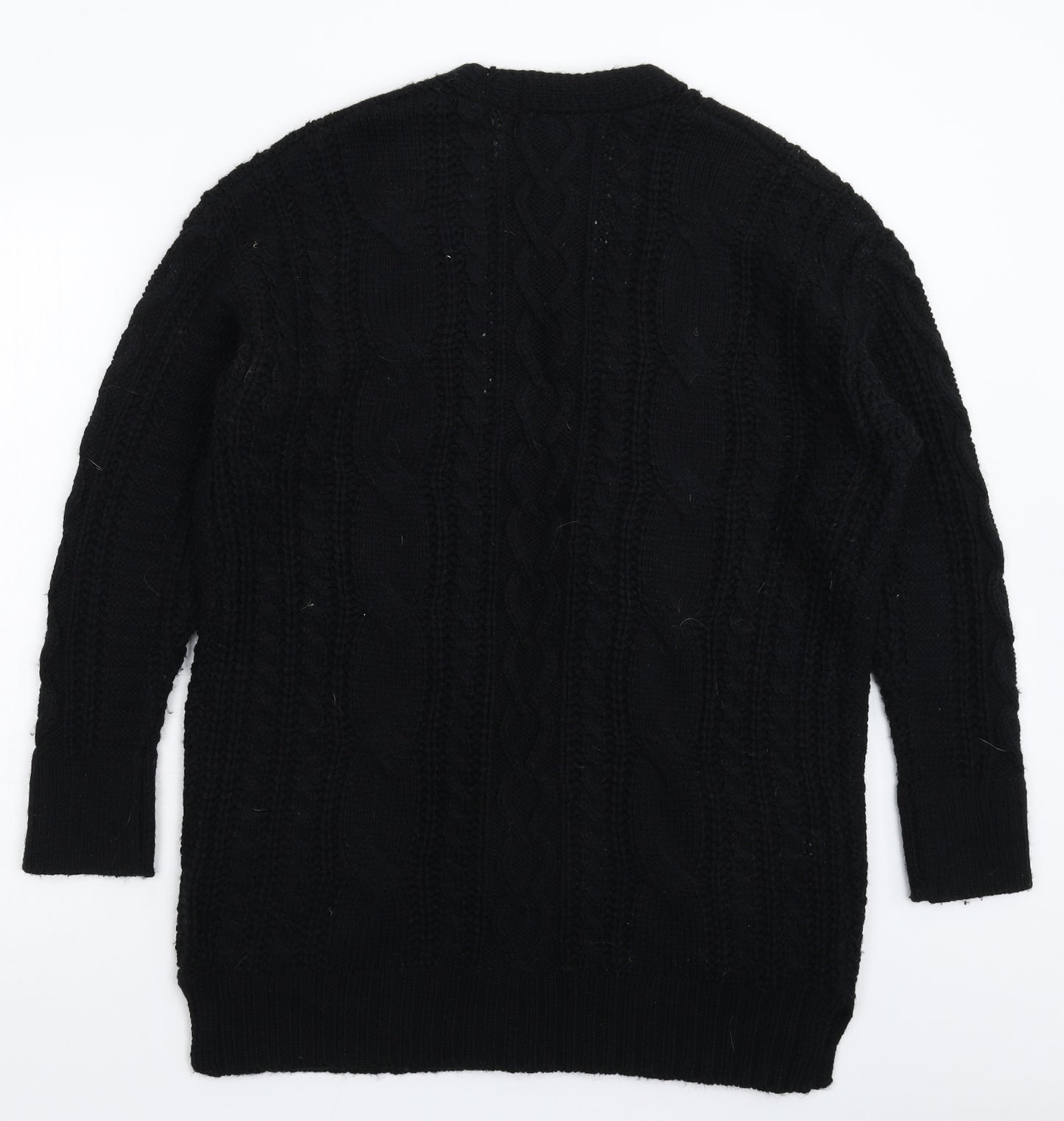 NEXT Womens Black  Knit Cardigan Jumper Size S