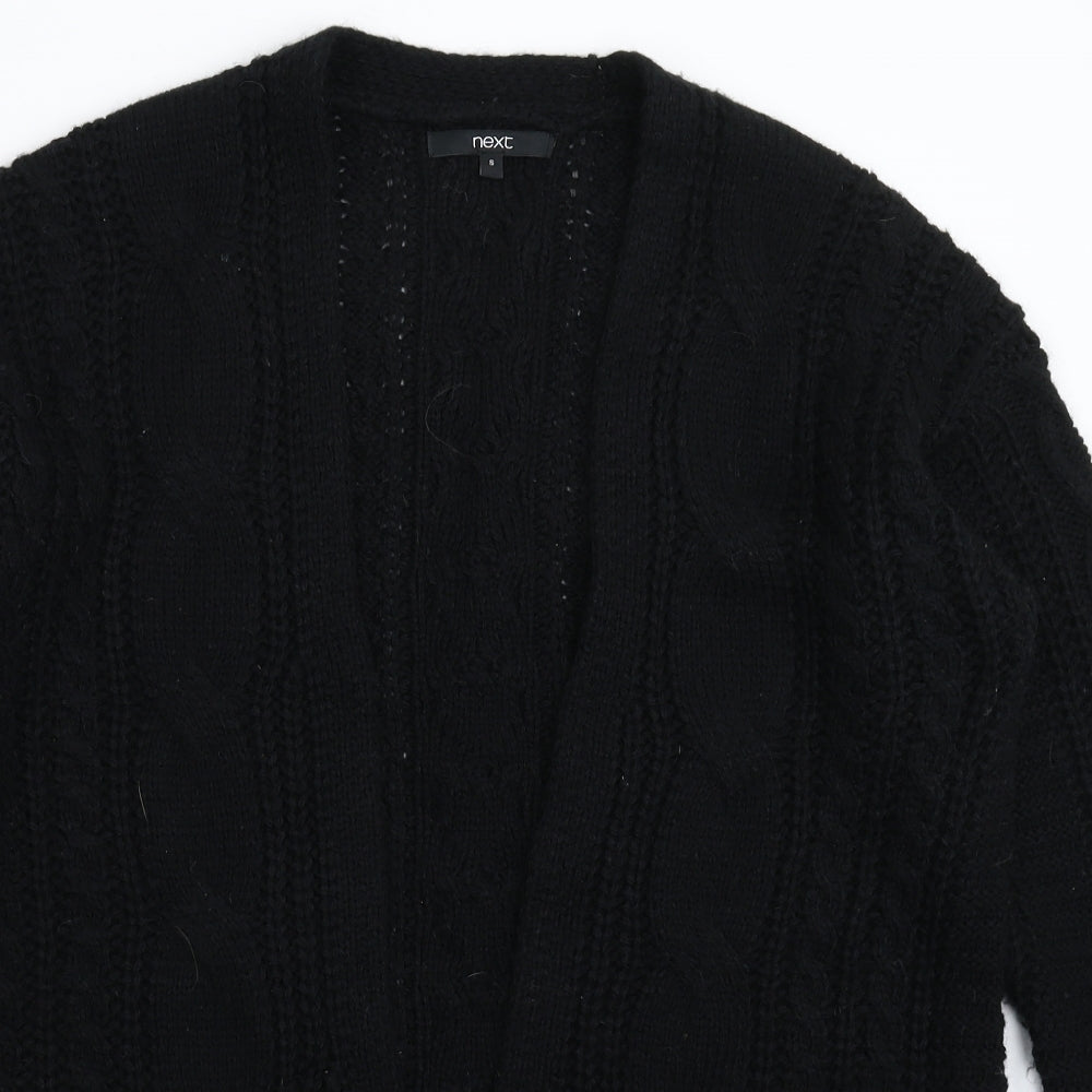 NEXT Womens Black  Knit Cardigan Jumper Size S