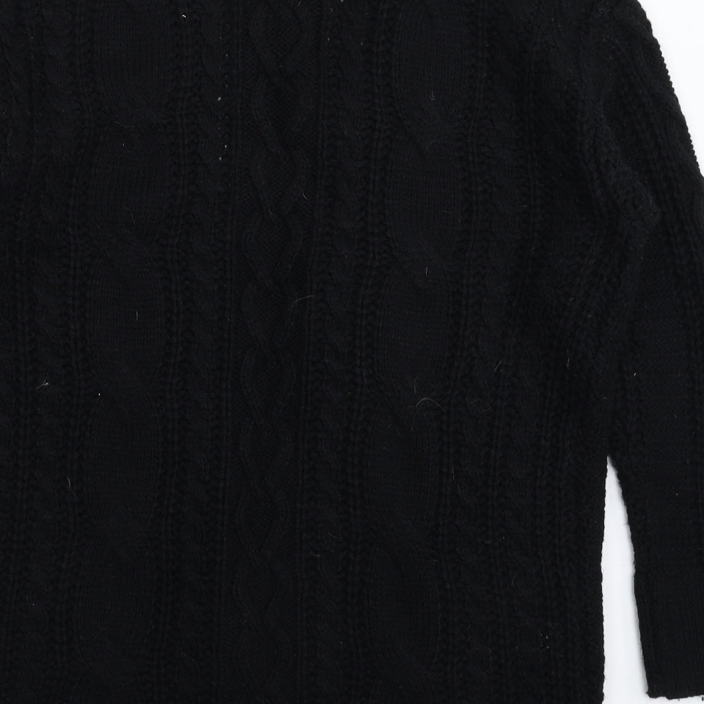 NEXT Womens Black  Knit Cardigan Jumper Size S