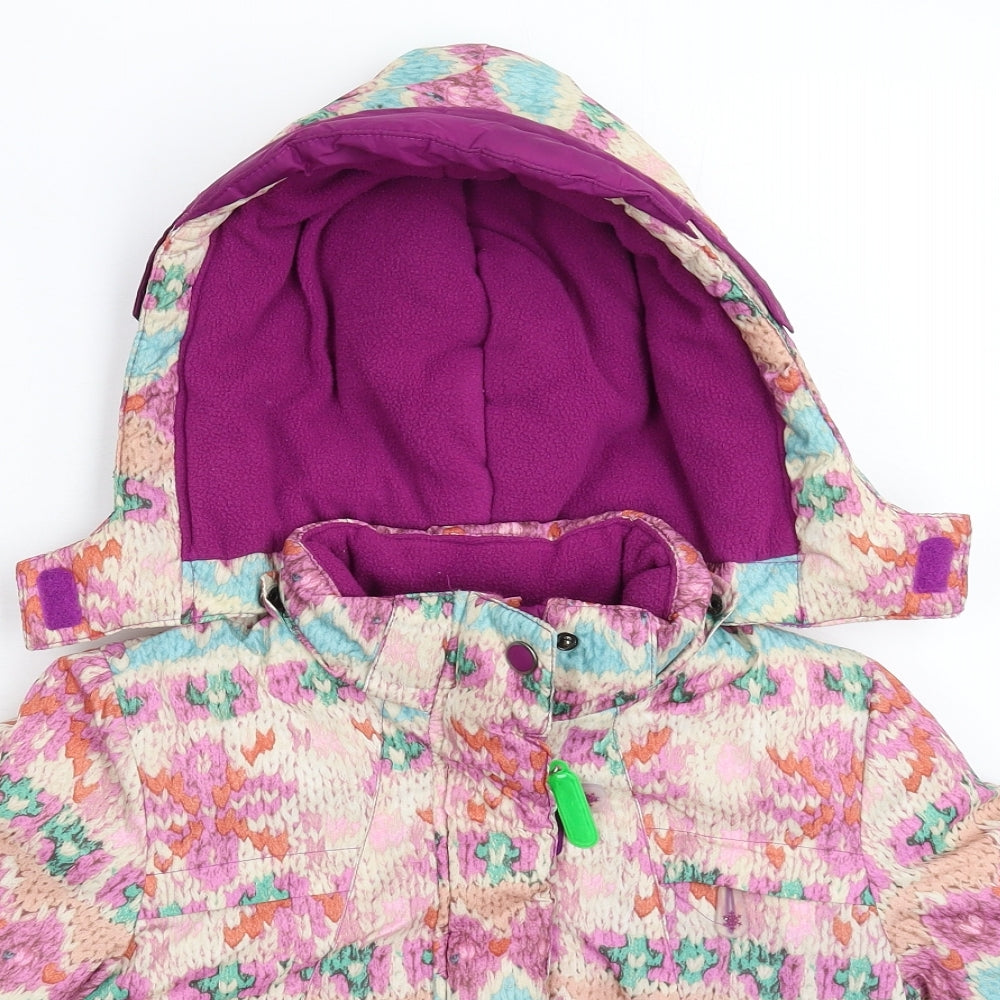 Mayoral Girls Multicoloured   Puffer Jacket Coat Size 3 Years