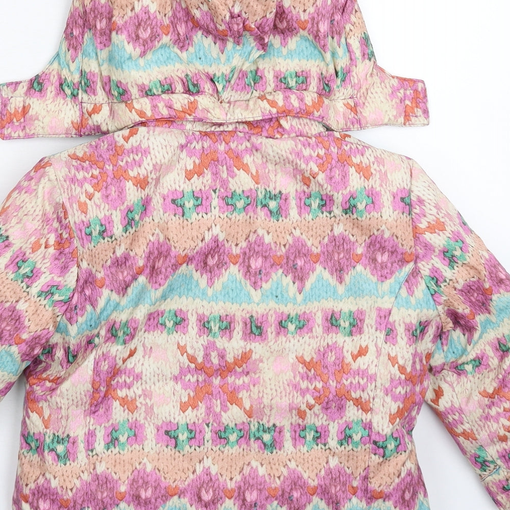 Mayoral Girls Multicoloured   Puffer Jacket Coat Size 3 Years