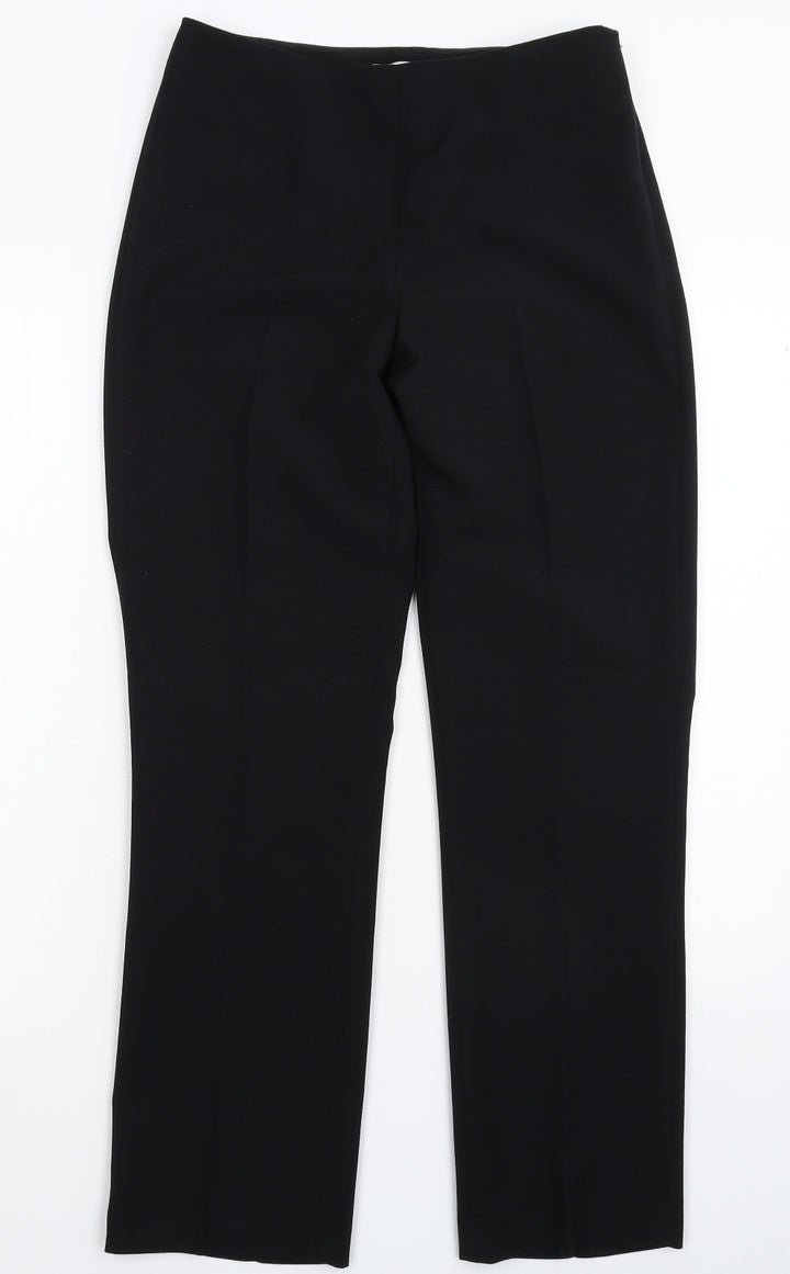 Debenhams Womens Black Dress Pants Trousers Size 8 L28 in