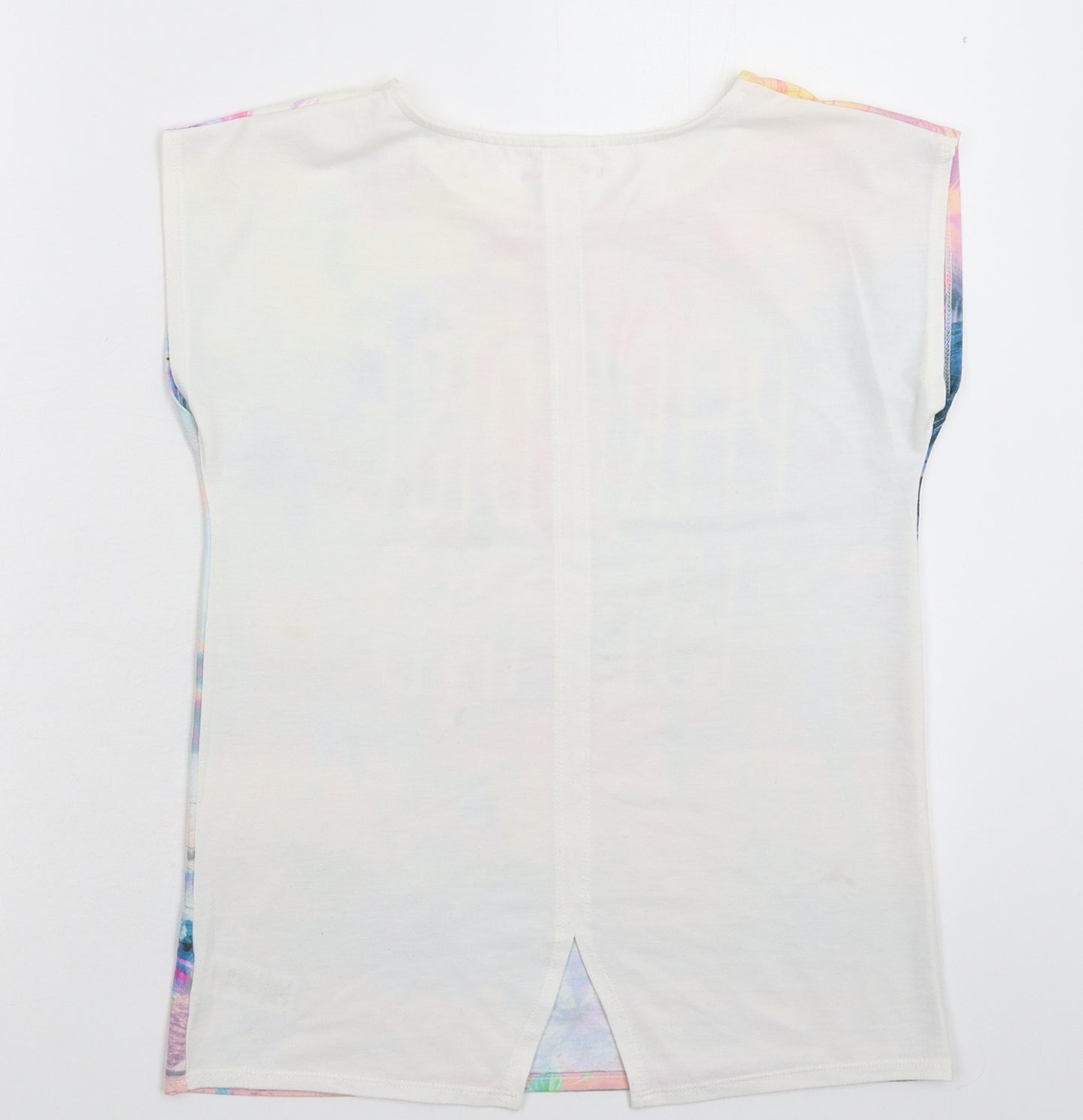 Nutmeg Girls White   Basic T-Shirt Size 12-13 Years