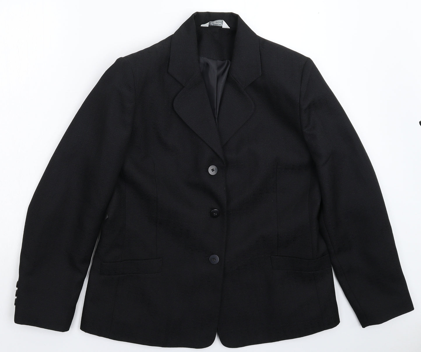 Special Collection  Womens Black   Jacket Suit Jacket Size 14