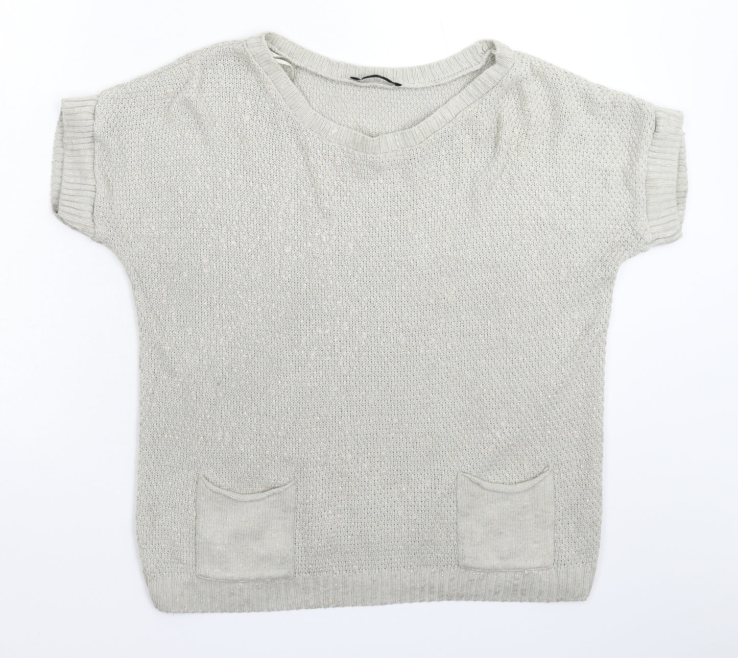George Womens Grey  Knit Pullover Jumper Size 12