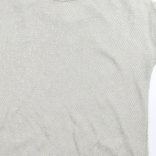 George Womens Grey  Knit Pullover Jumper Size 12
