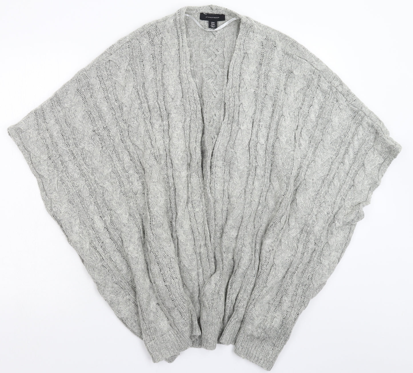 Atmosphere Womens Grey  Knit Vest Jumper One Size
