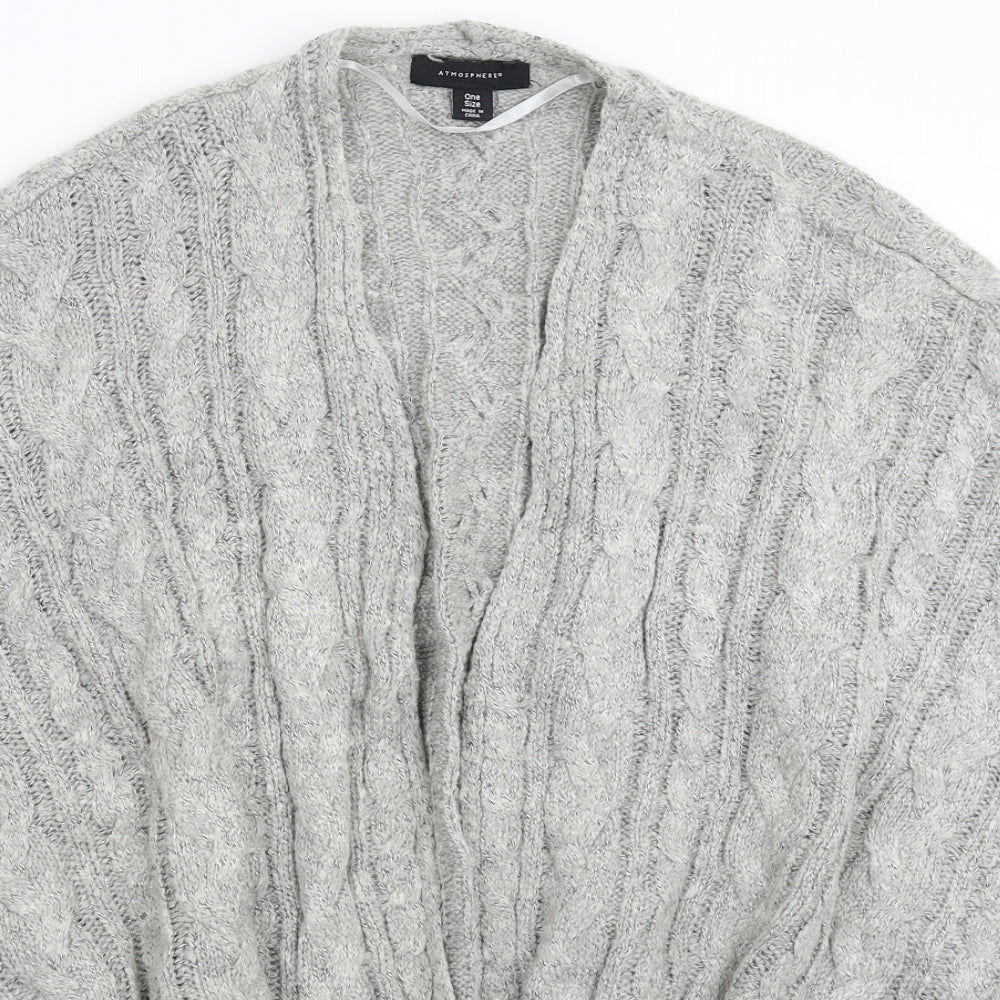 Atmosphere Womens Grey  Knit Vest Jumper One Size