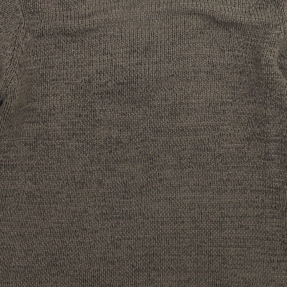 Papaya Womens Grey  Knit Pullover Jumper Size 12