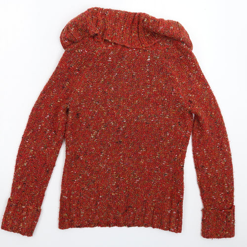 Papaya Womens Brown  Knit Pullover Jumper Size 10