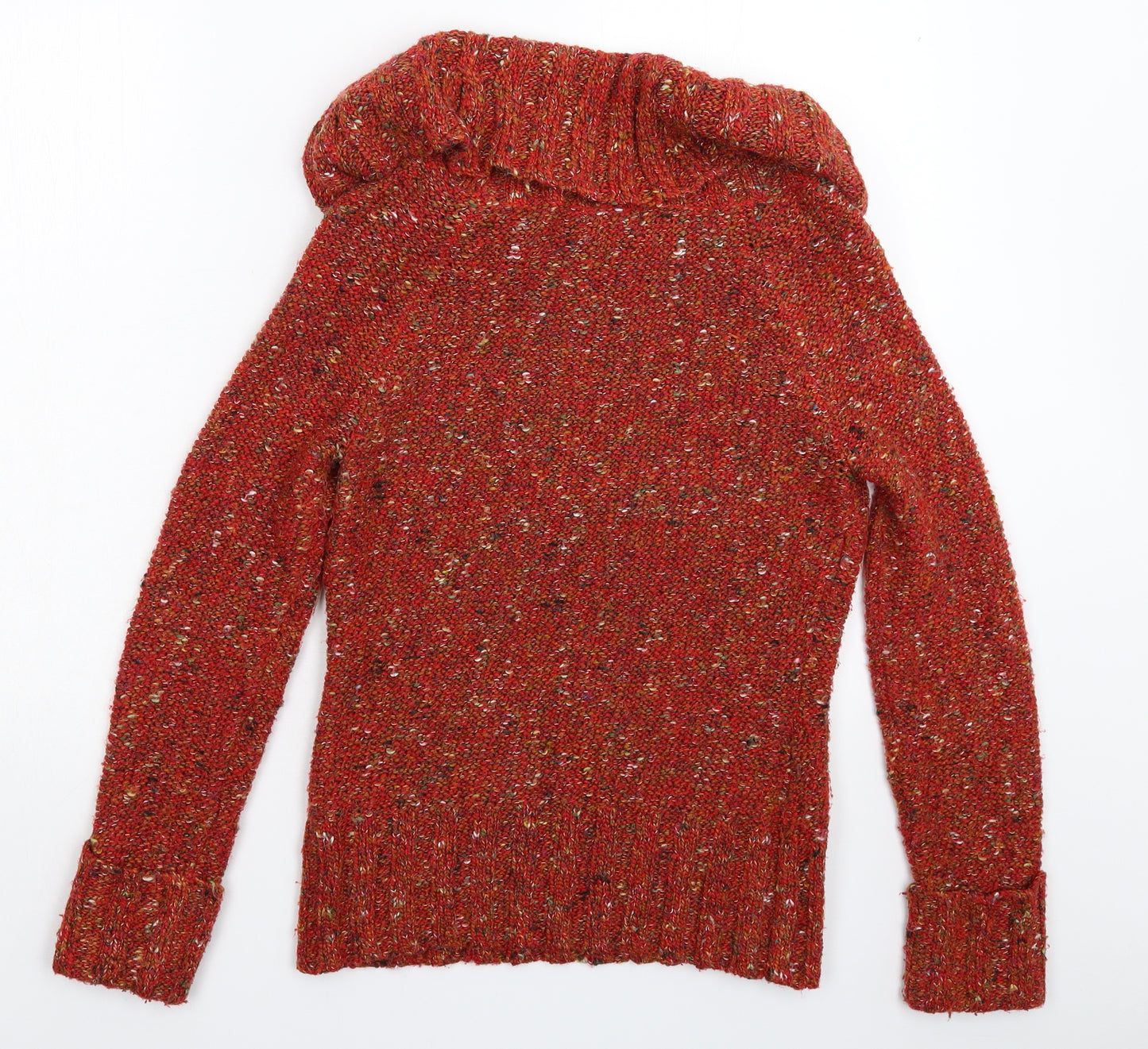 Papaya Womens Brown  Knit Pullover Jumper Size 10