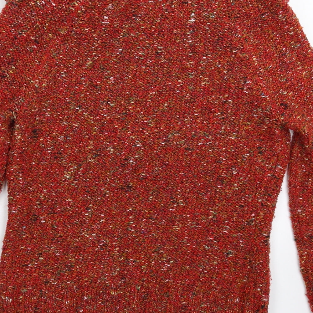 Papaya Womens Brown  Knit Pullover Jumper Size 10