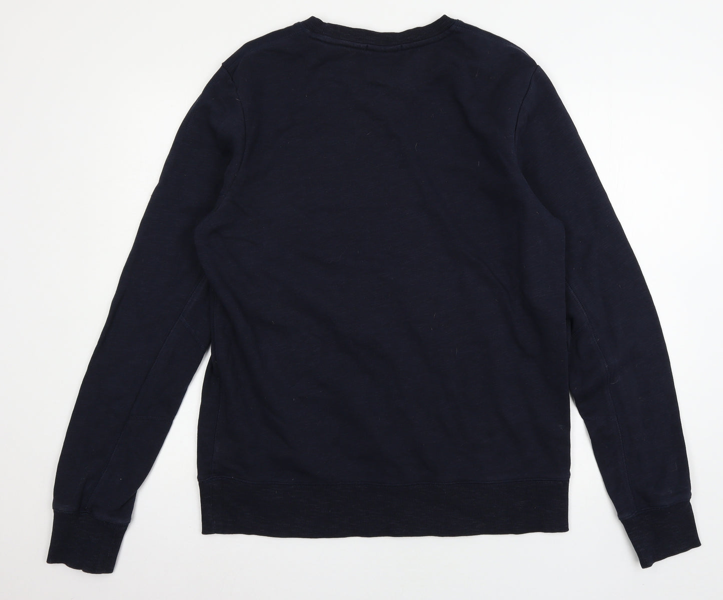 Scotch & Soda Mens Black  Jersey Pullover Sweatshirt Size L  - Amsterdam Graphic
