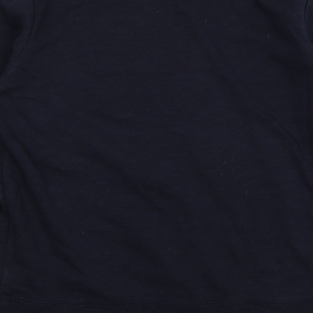 Scotch & Soda Mens Black  Jersey Pullover Sweatshirt Size L  - Amsterdam Graphic