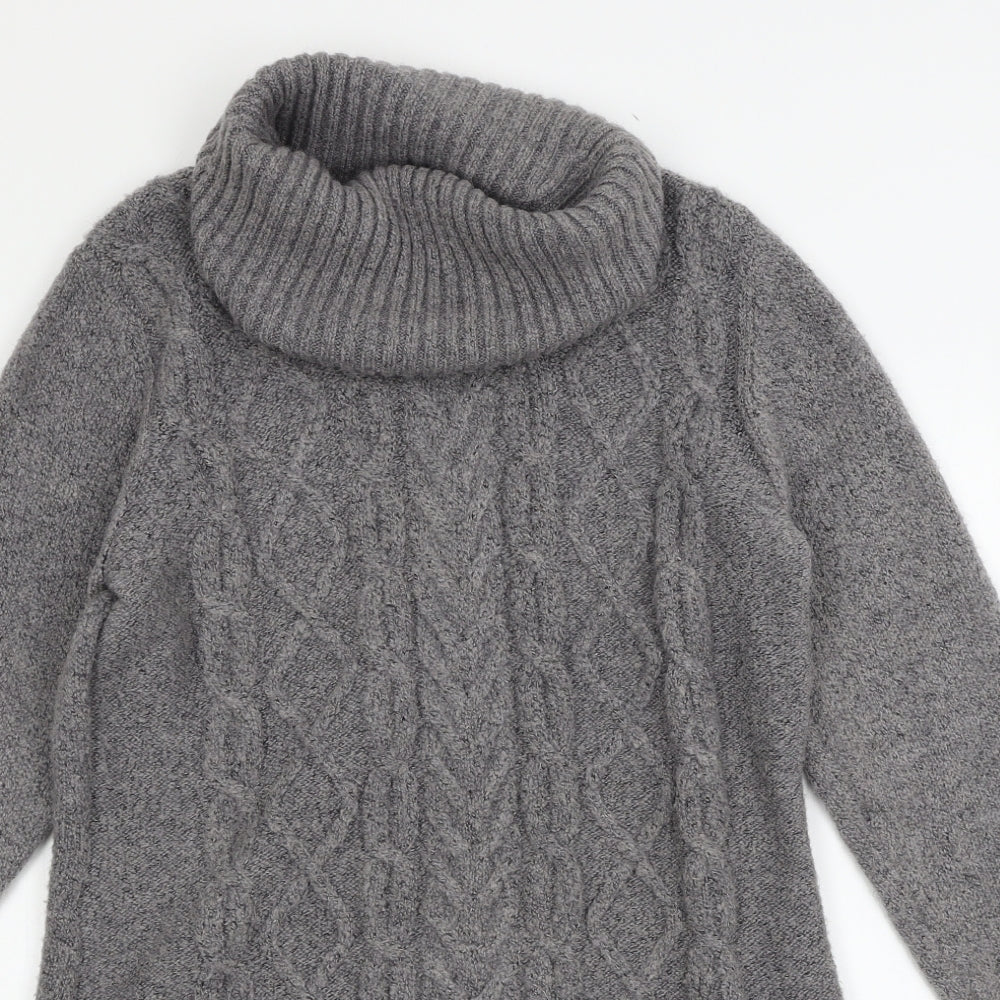 George Womens Grey  Knit Pullover Jumper Size 12