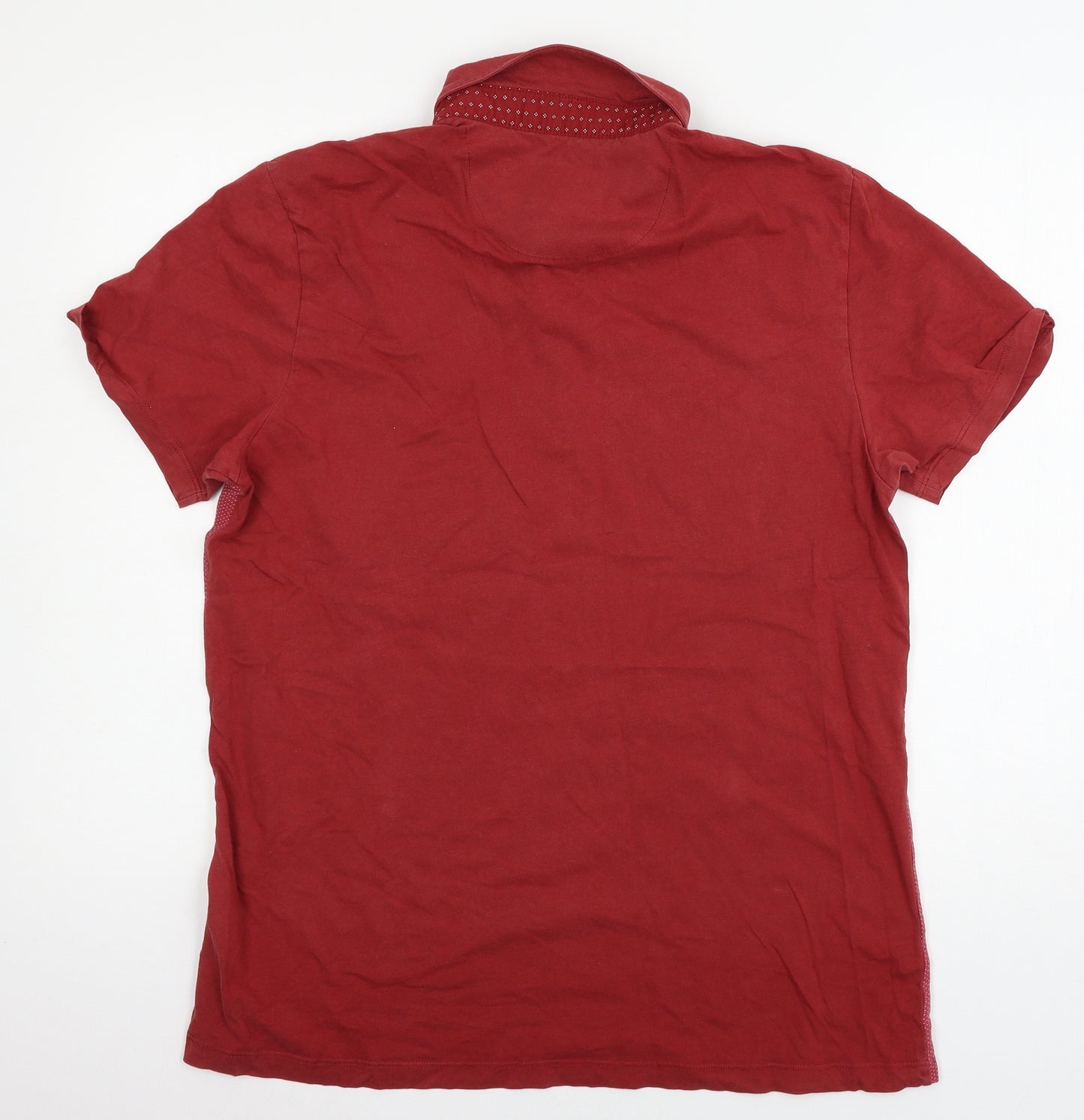 Burton Mens Red  Jersey  Polo Size L