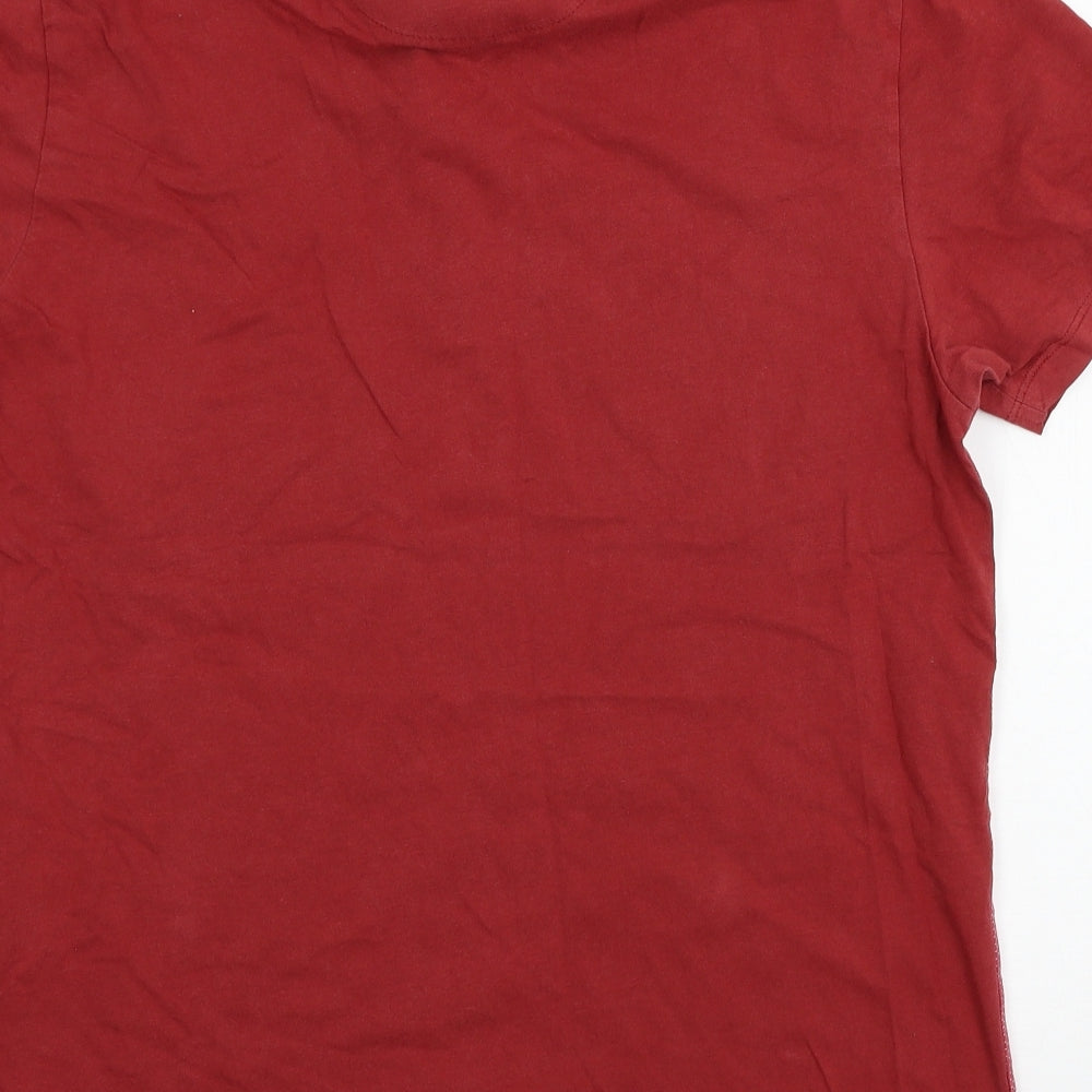 Burton Mens Red  Jersey  Polo Size L